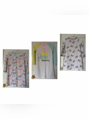 Carter's 3pk Pajamas for Girls Size 6-7!